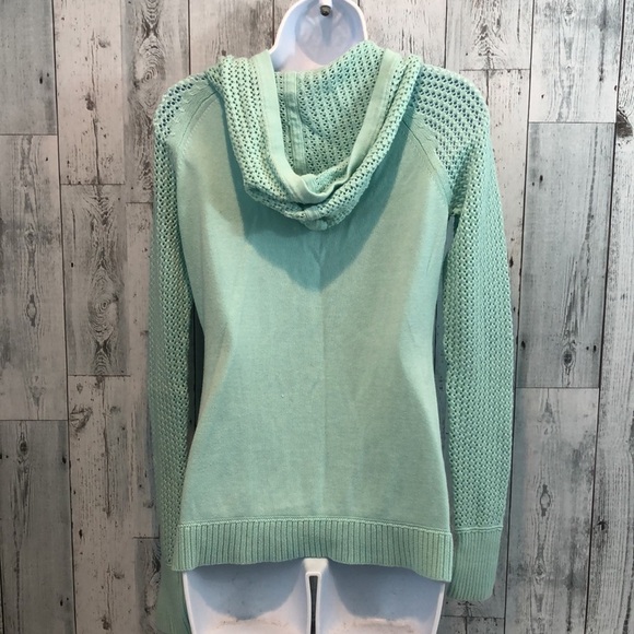 Athleta Sunscape Knit Zip Hoodie Medium - Picture 5 of 11